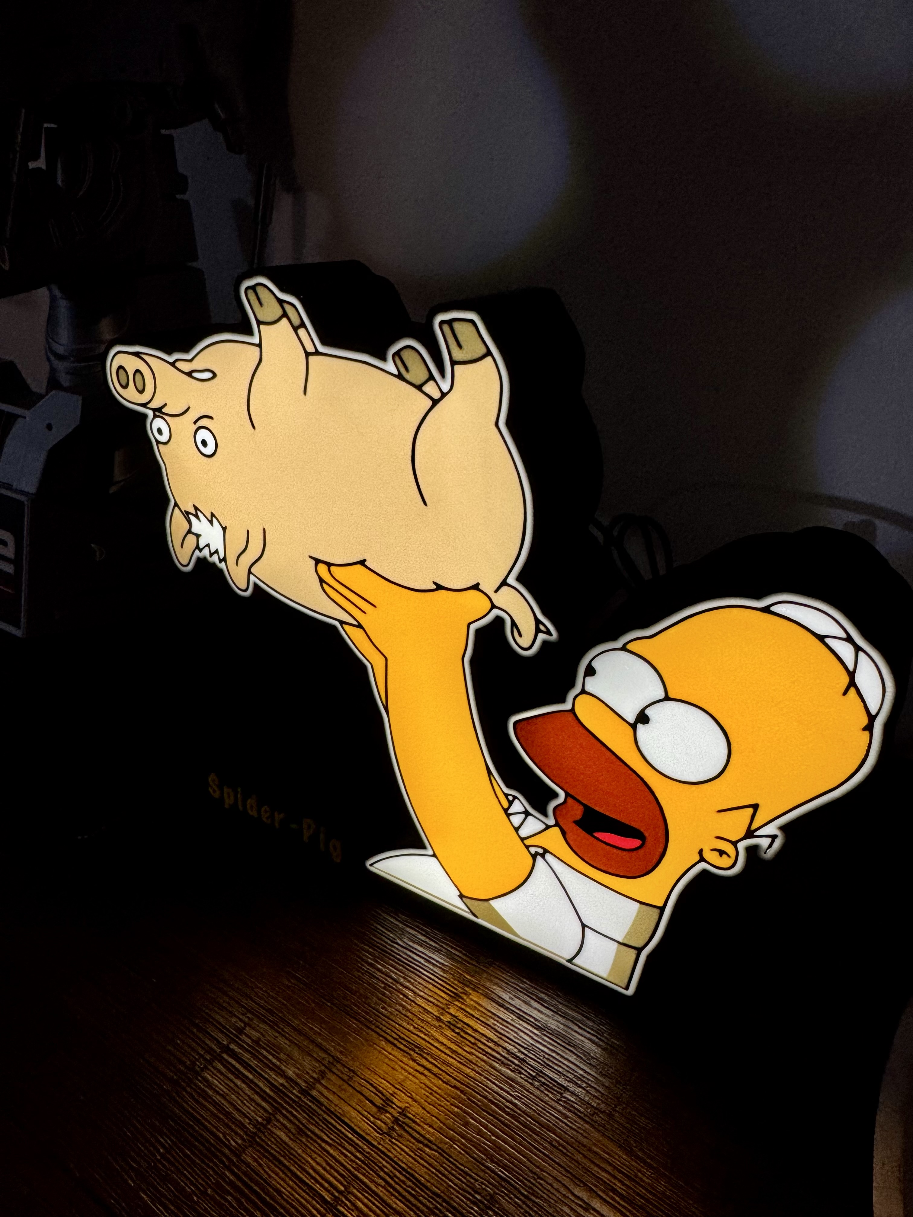 Luminária Spider Porco