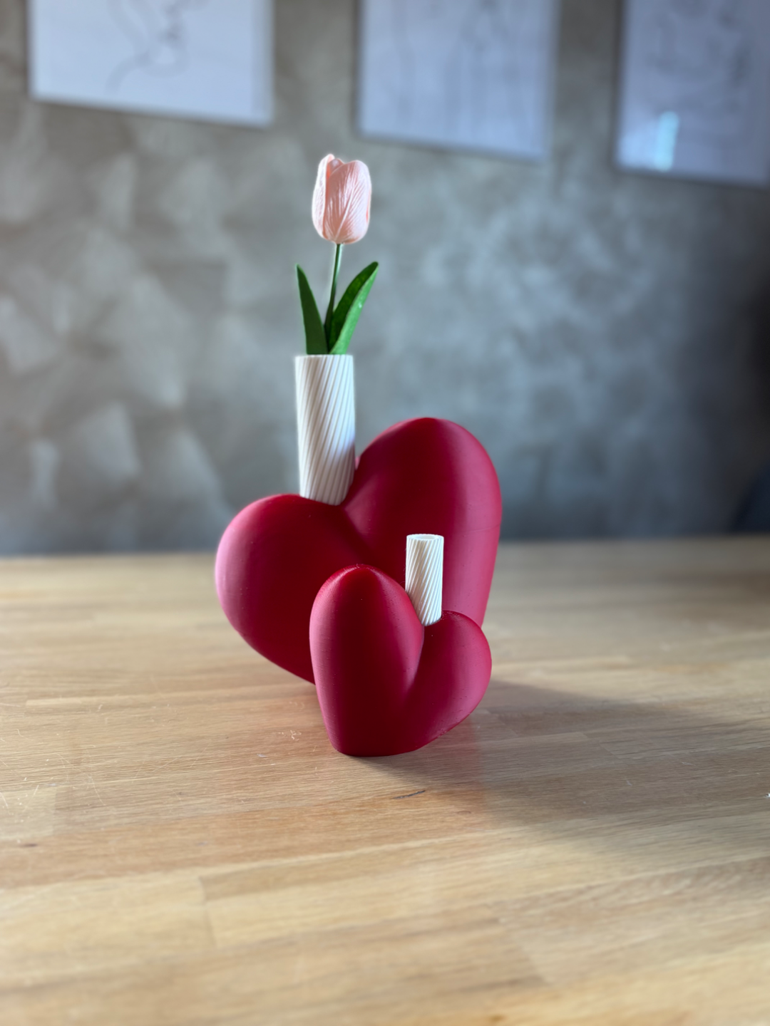 Vaso em Formato de Coração