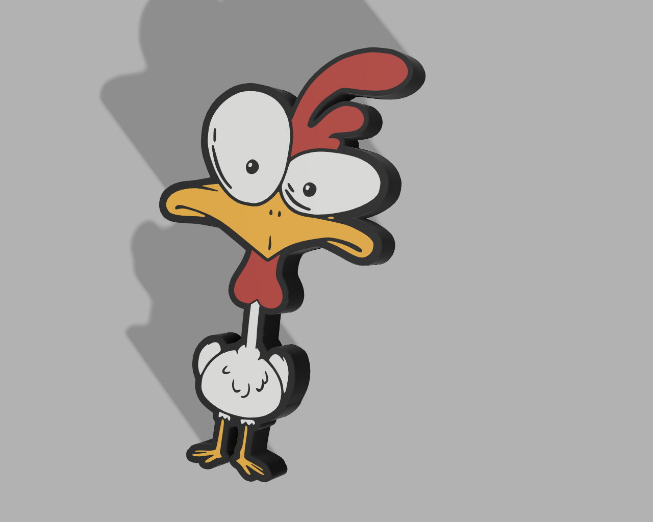 Luminária de Galinha Divertida