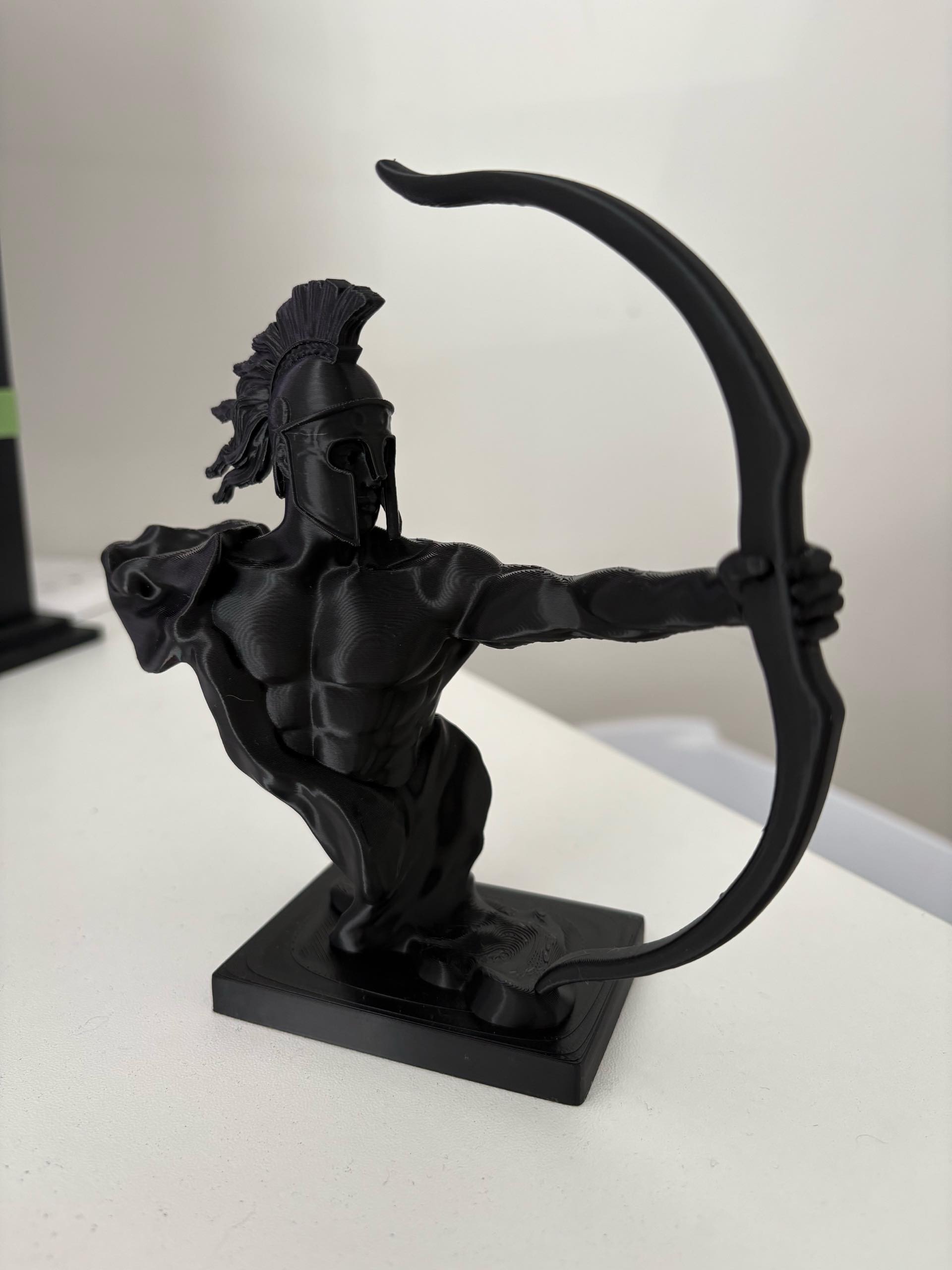 Estátua de arqueiro espartano