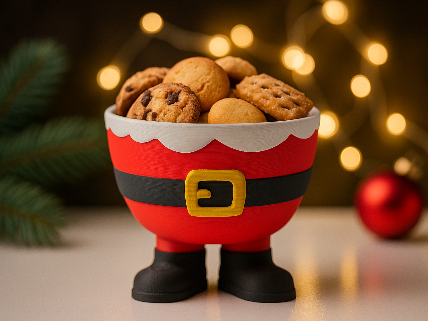 Tigela Natalina Papai Noel