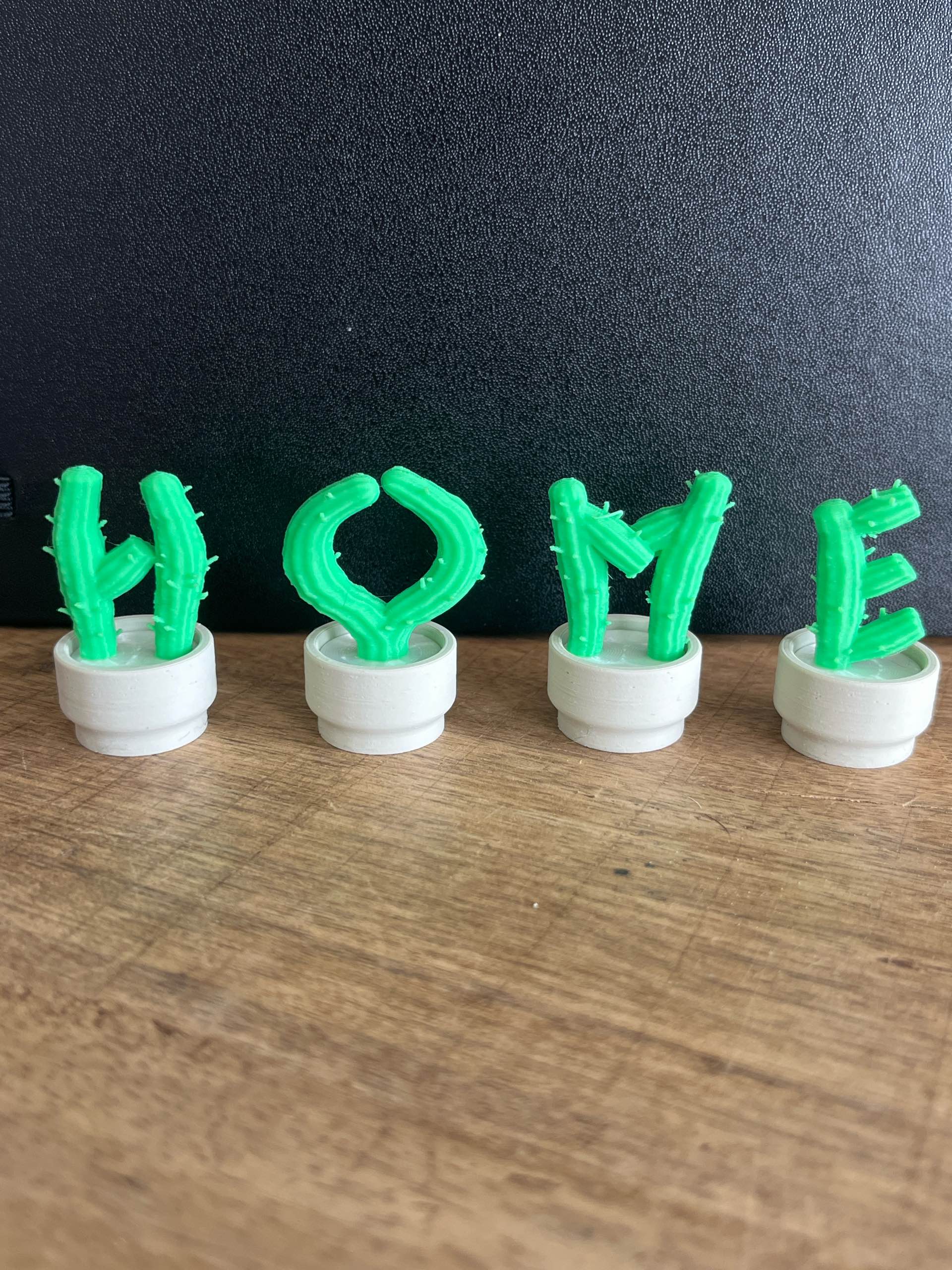 Alfabeto Natalino de Cactos