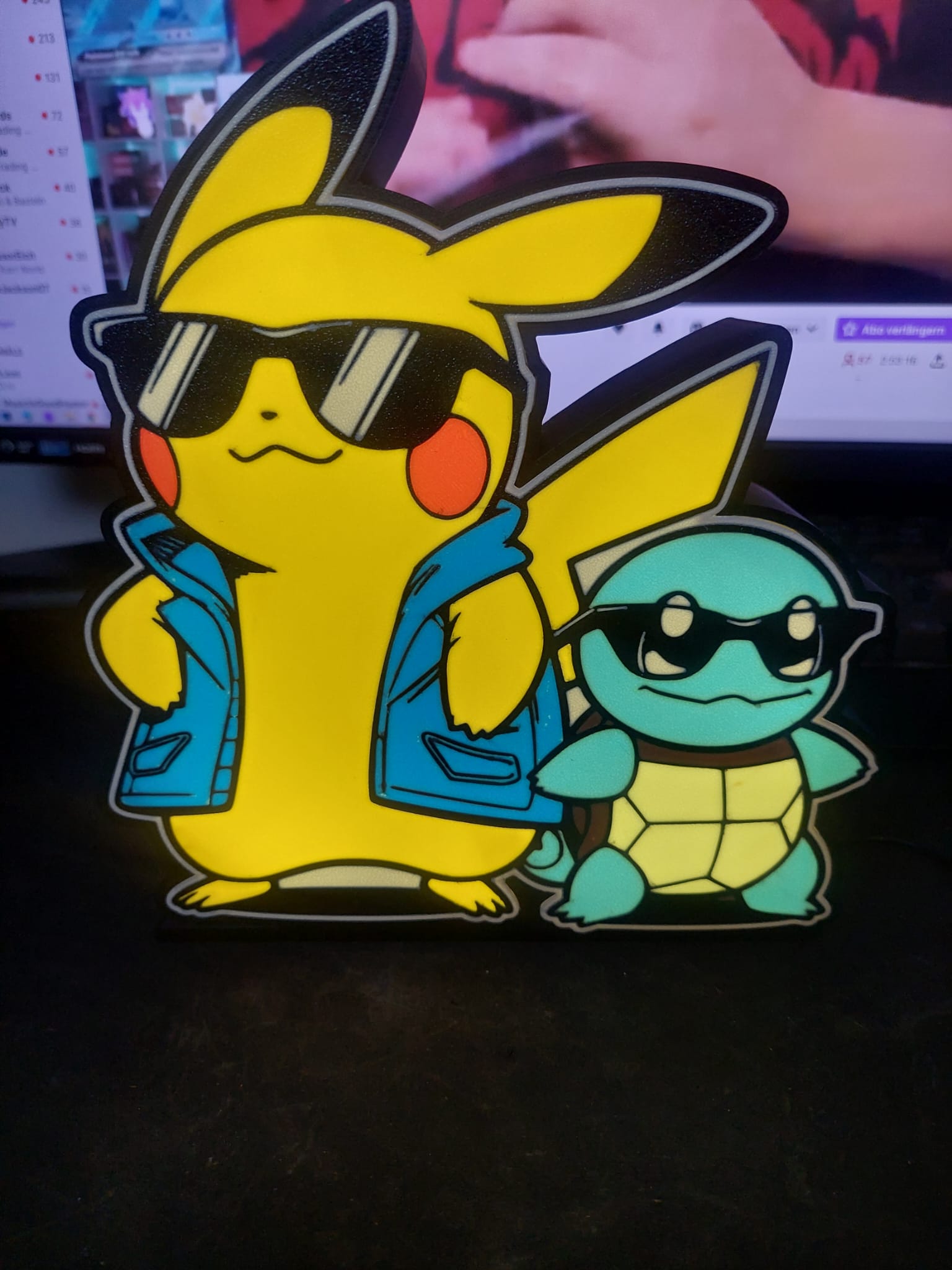 Luminária Dupla Elétrica e Aquática