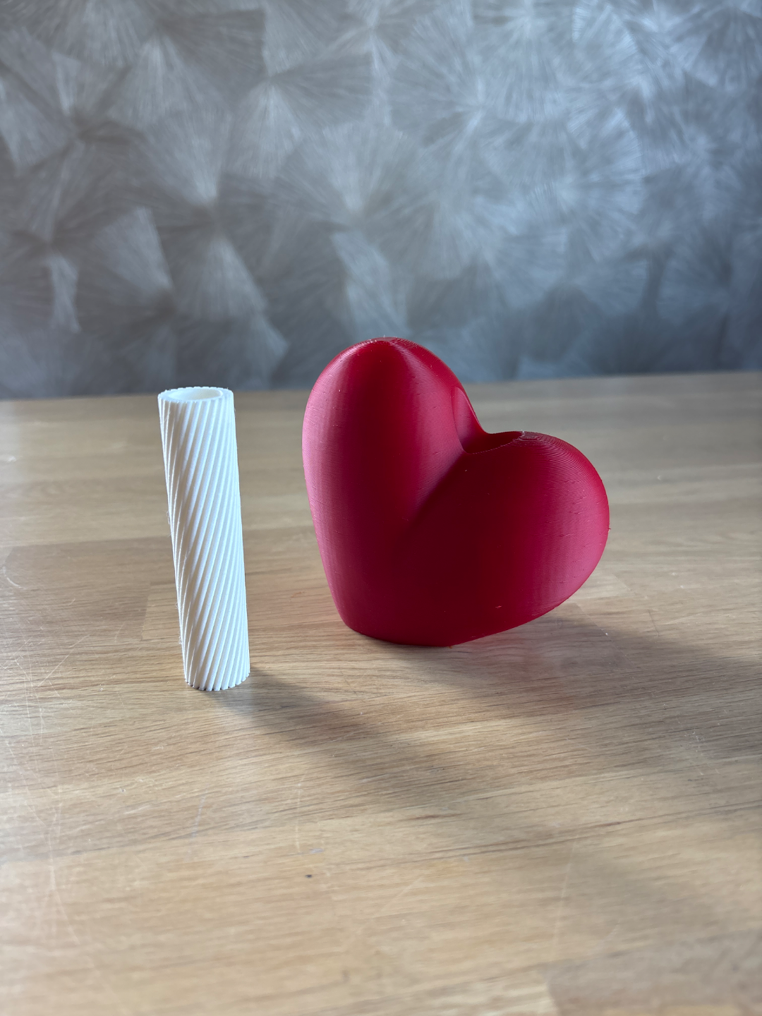 Vaso em Formato de Coração