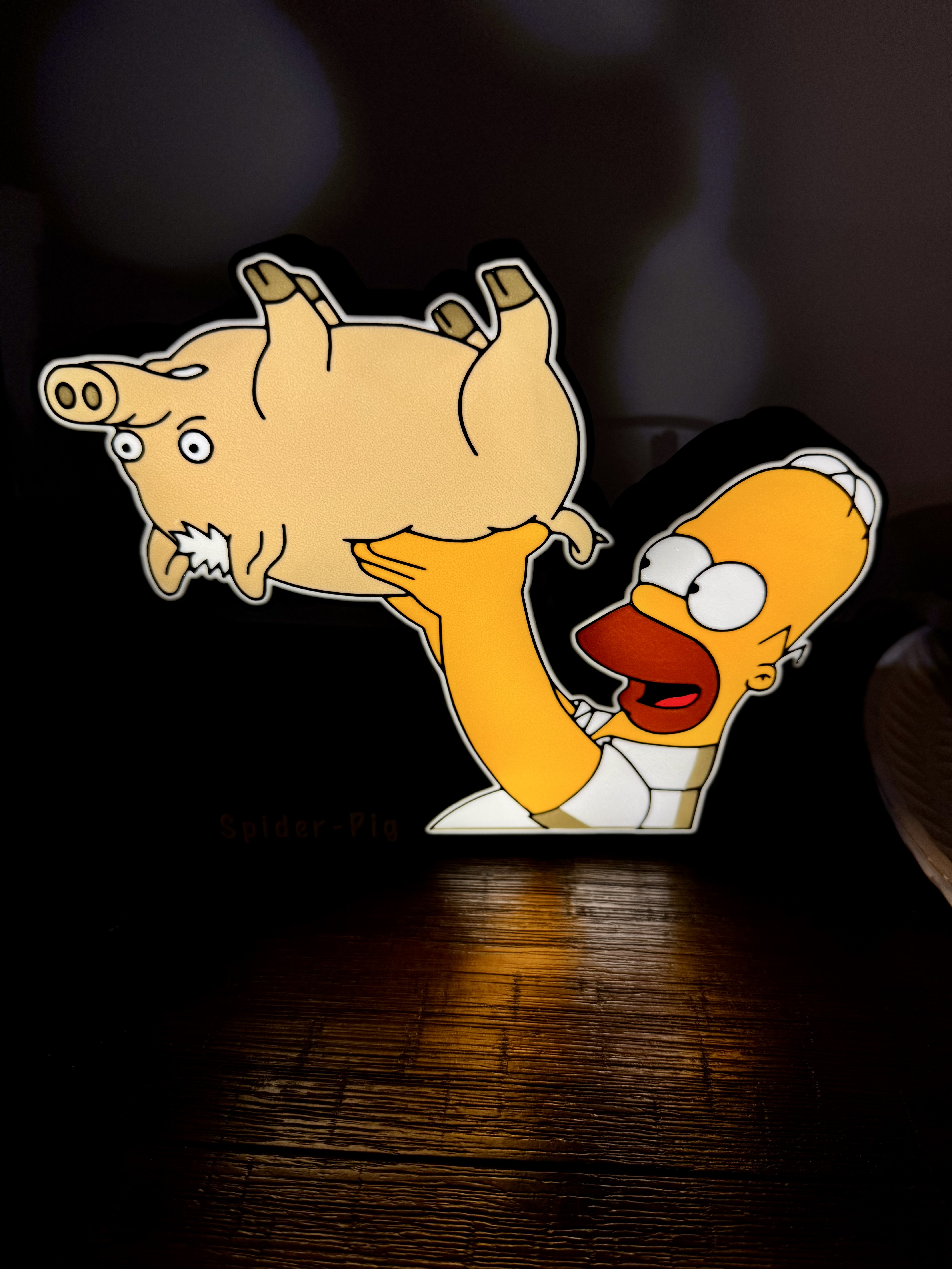 Luminária Spider Porco