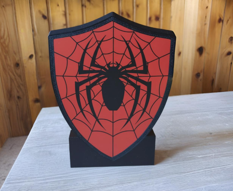 Luminária Escudo Heroico Aranha