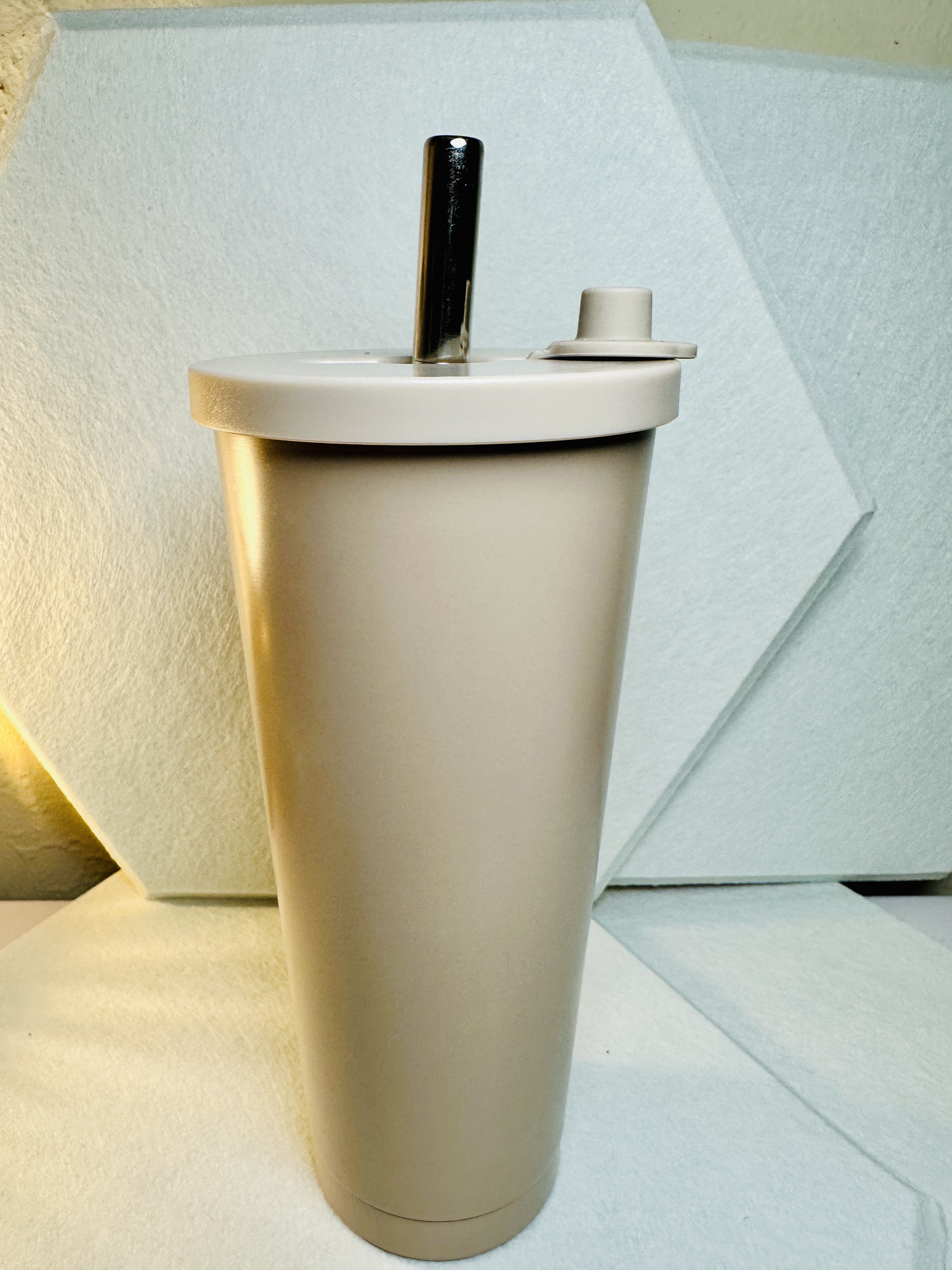 Insulated Stainless Steel Boba Tumbler With Straw Seal (25 oz)
