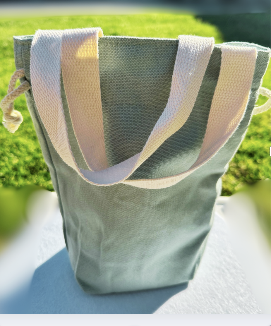 Canvas Drawstring Carry Bag (More colors)