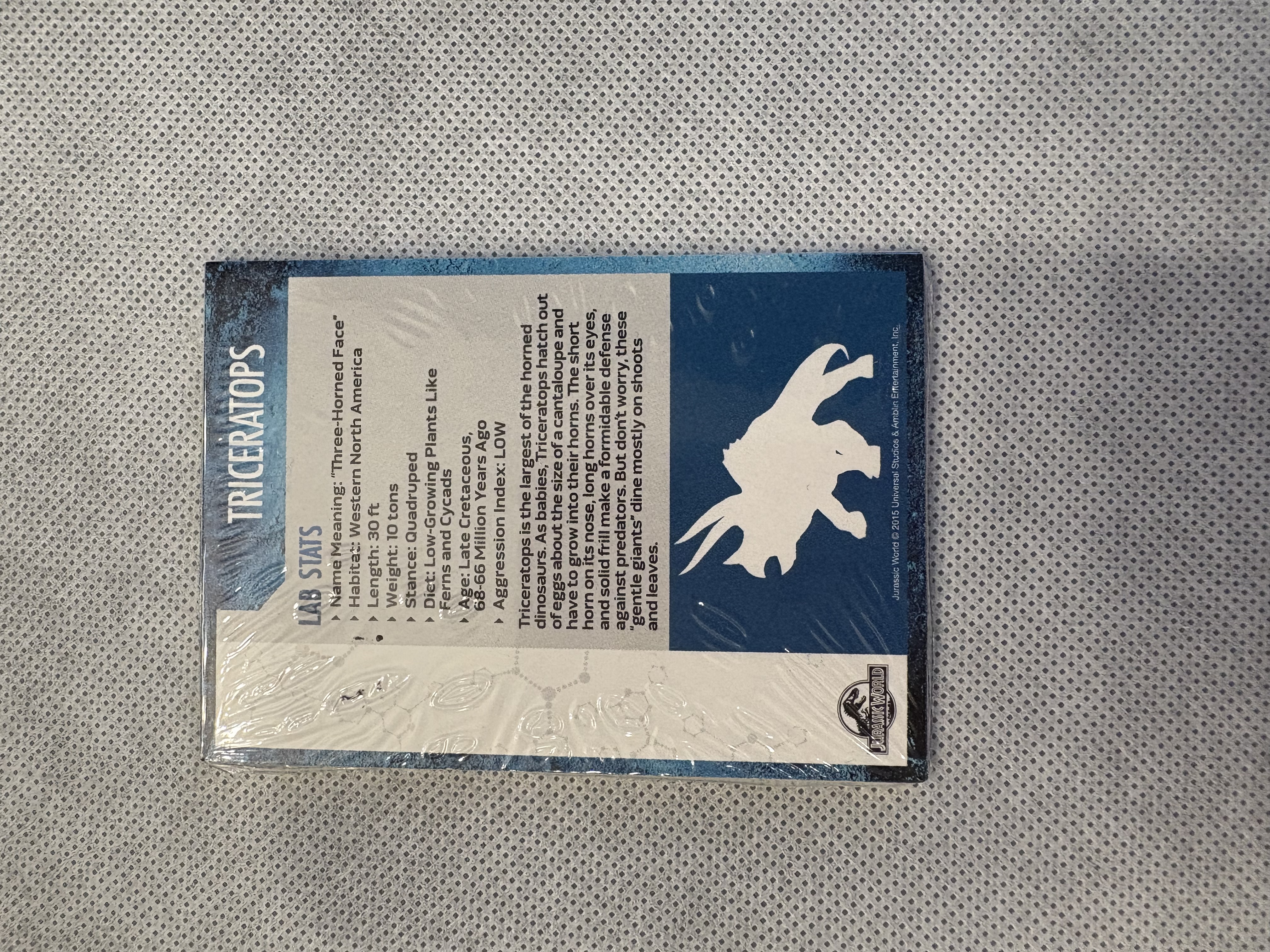 2015 BEST BUY UNIVERSAL JURASSIC WORLD PARK SEALED STANDARD SIZE PROMO CARD SET
