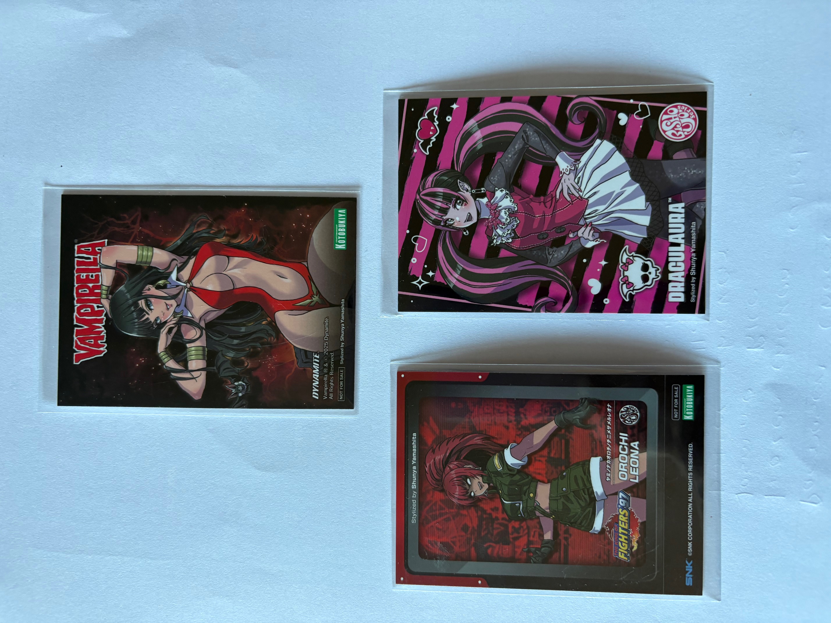 2025 SDCC KOTOBUKIYA SET OF 3 - Monster High Orochi Leona Vampirella