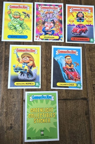 Garbage Pail Kids GreenLight Collectibles Sticker Card Set