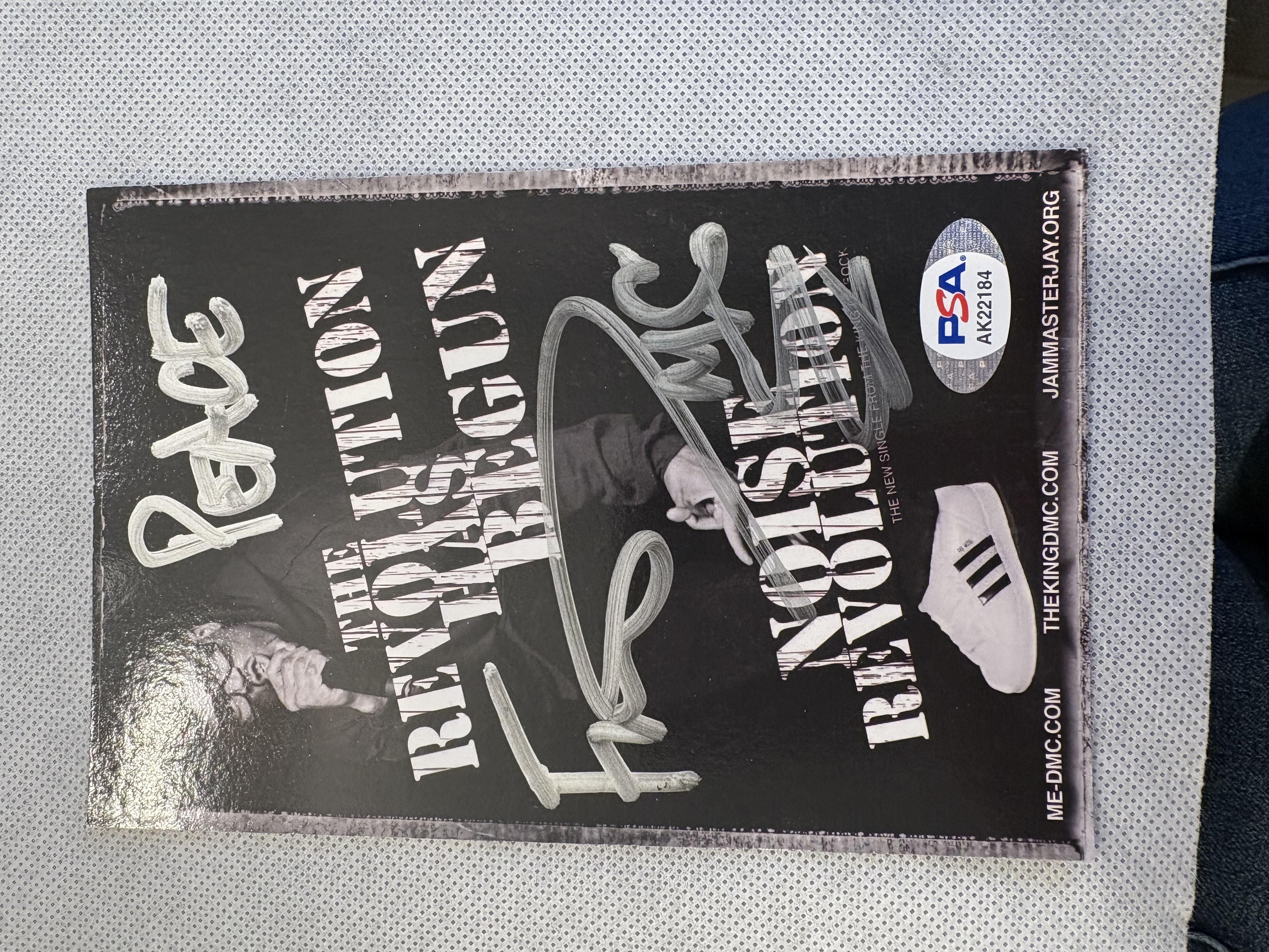 DMC DARRYL MCDANIELS SIGNED AUTO PHOTO CARD RUN DMC RAPPER RAP ICON PSA DNA