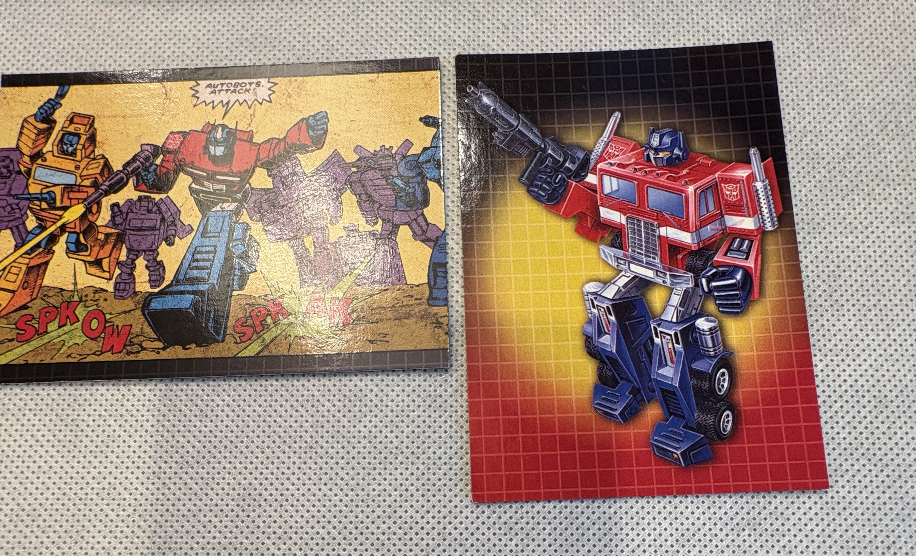 2024 SDCC COMIC CON EXCLUSIVE HASBRO TRANSFORMERS PROMO CARD SET OF 4 CARDS