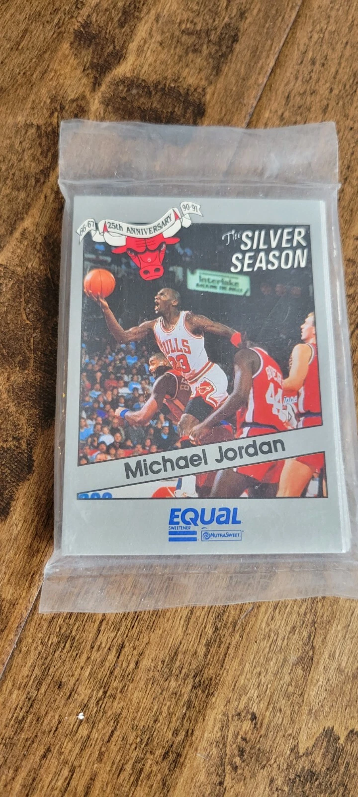 1990-91 EQUAL STAR CHICAGO BULLS 25TH ANNIVERSARY CARD SET MICHAEL JORDAN SGA