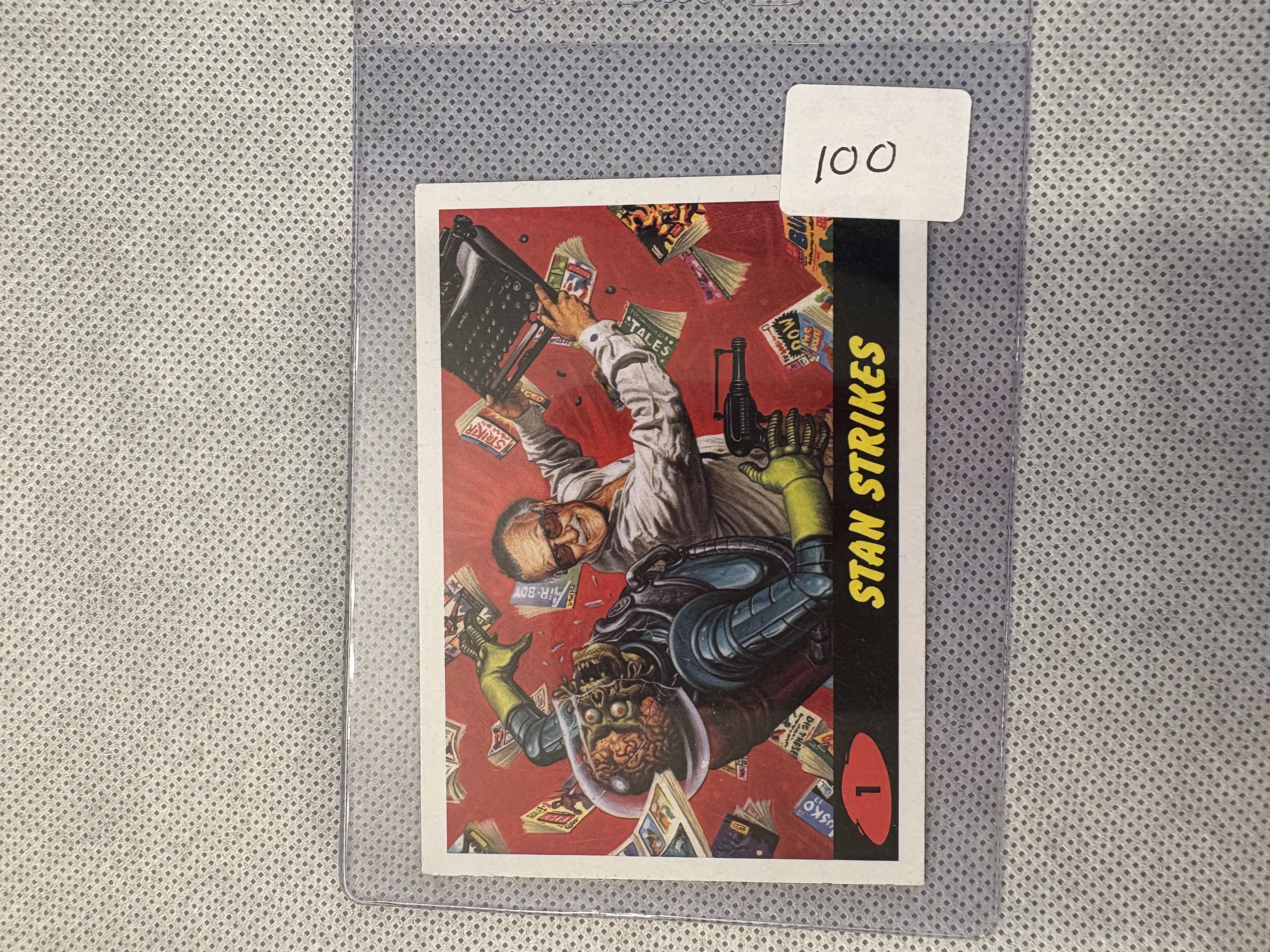 2013 TOPPS MARS ATTACKS STAN LEE STRIKES PROMO CARD