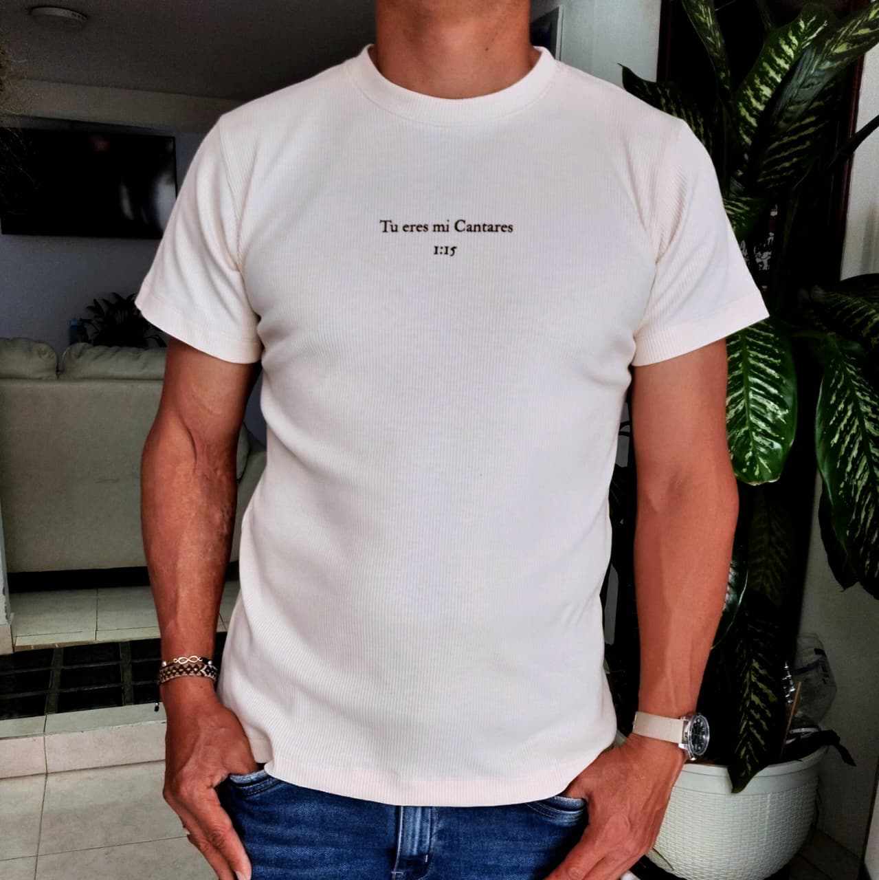 Camiseta para hombre "Cantares 1:15"