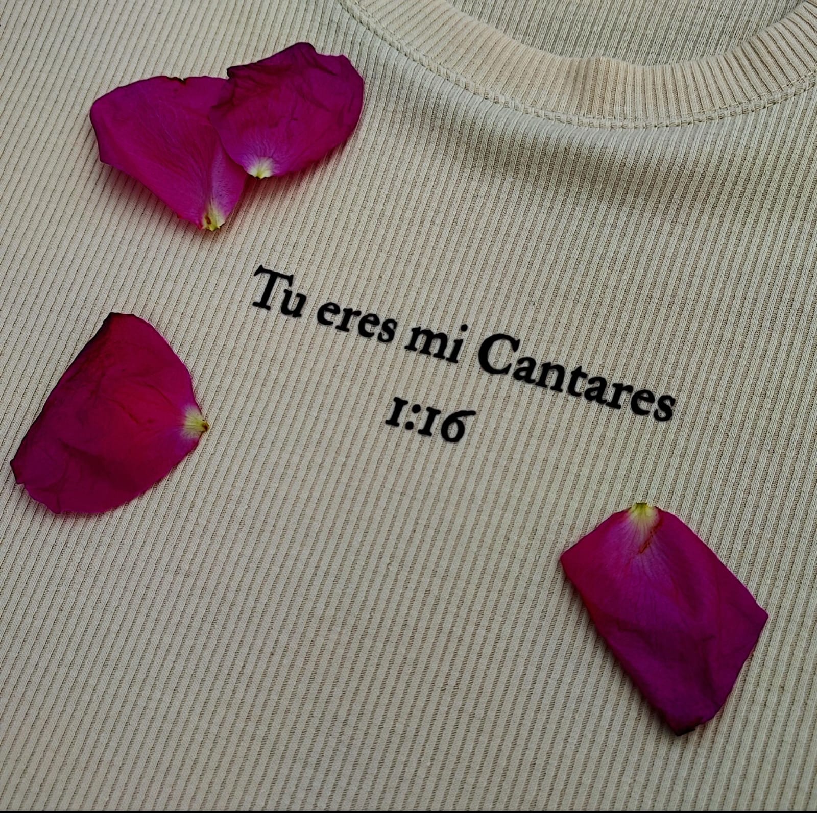 Camiseta para mujer "Cantares 1:16"