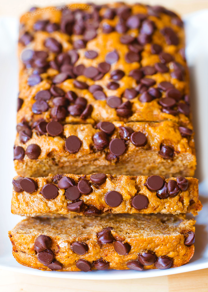Banana Bread Loaf with Chocolate Chips