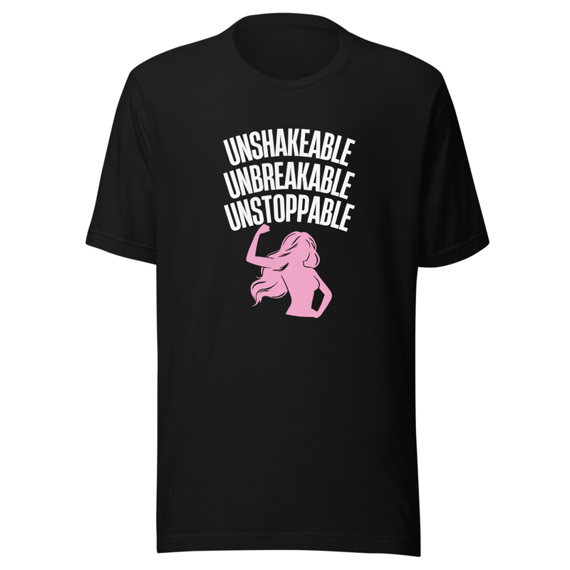 Unshakeable Unbreakable Unstoppable Graphic T-shirt, Reversing pcos book, workbook and meal plan Bundle