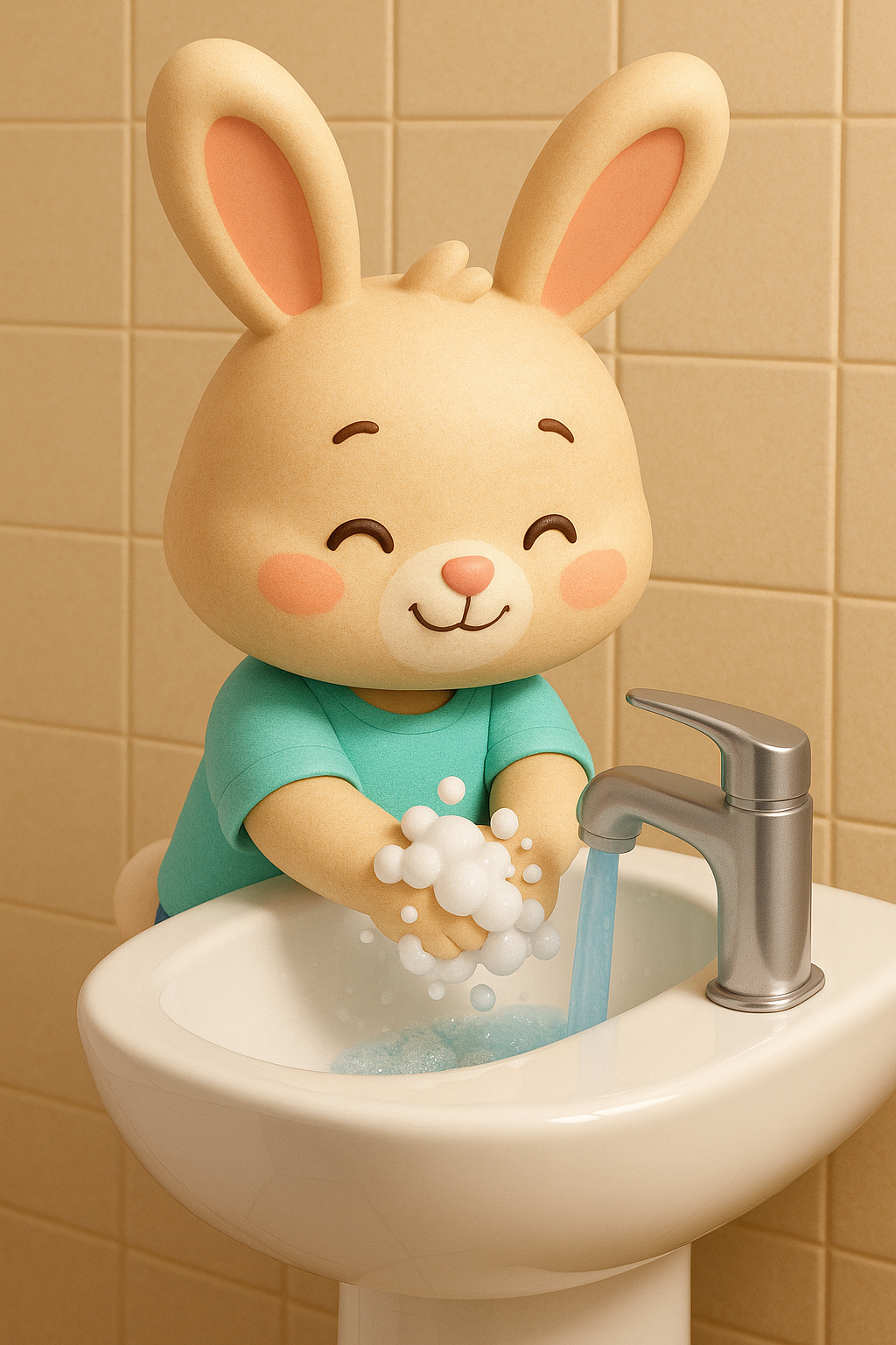 Betty Bunny Wash Time