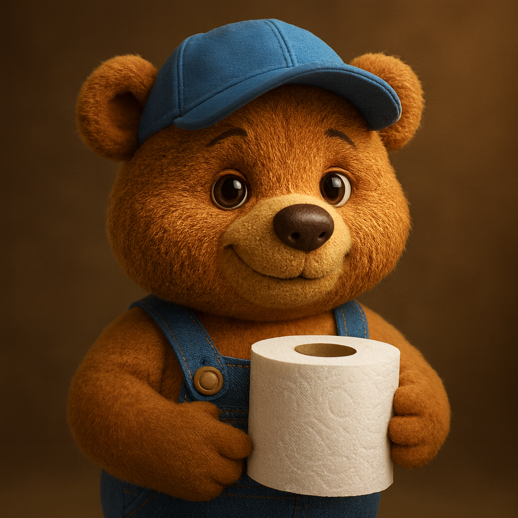 “Bathroom Buddy Bear” Tom Tom