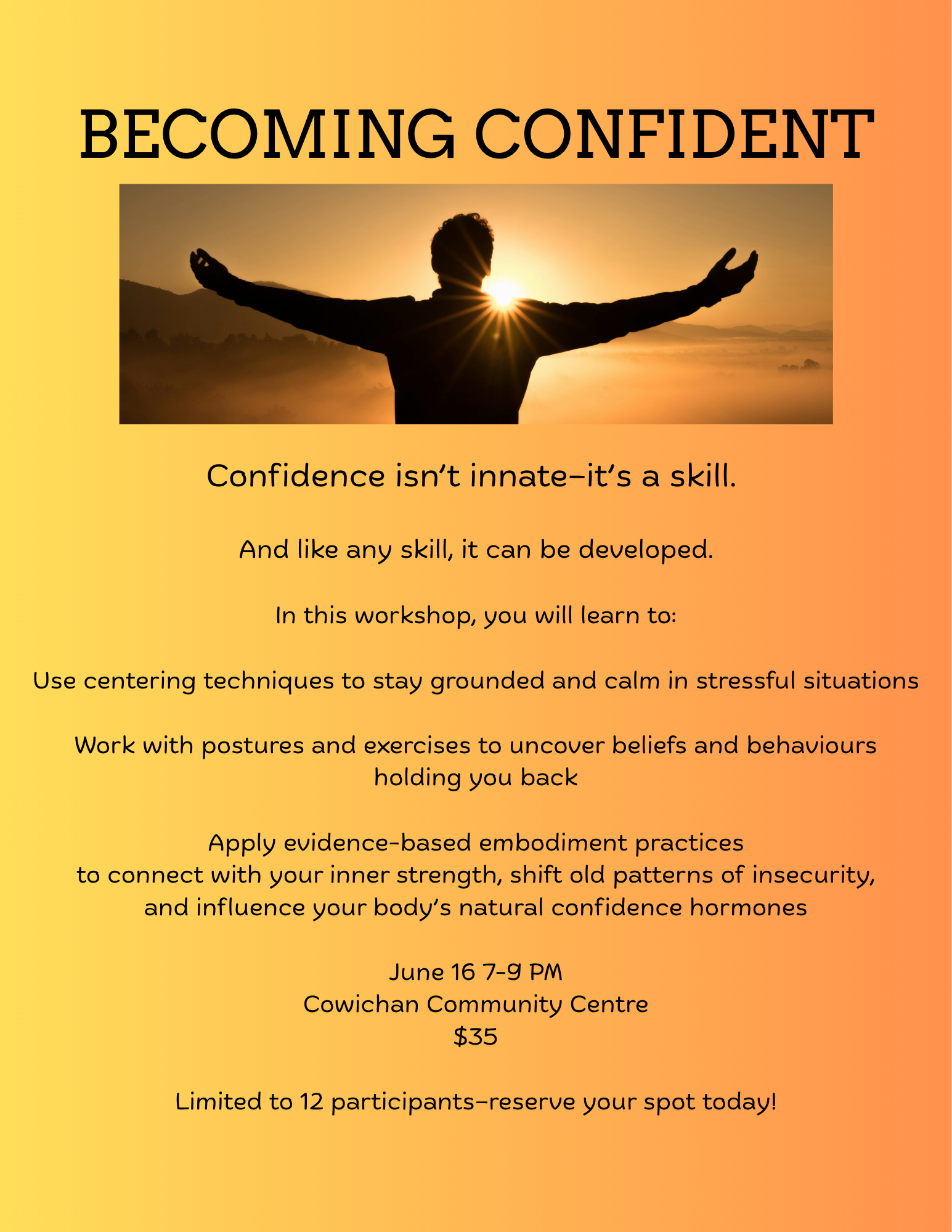 Becoming Confident 