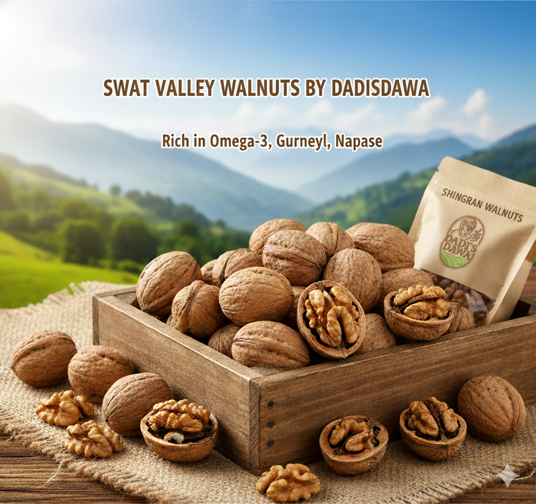 Swat Valley Walnuts by Dadisdawa 1 kg 