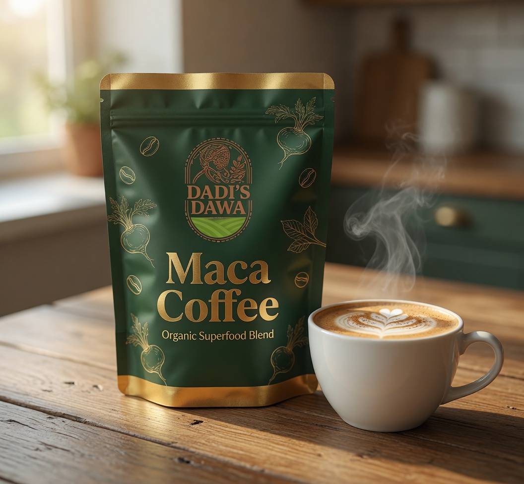 Maca Coffee | Premium Peruvian Maca Root Coffee – Natural Energy, Hormone Balance & Vitality Booster