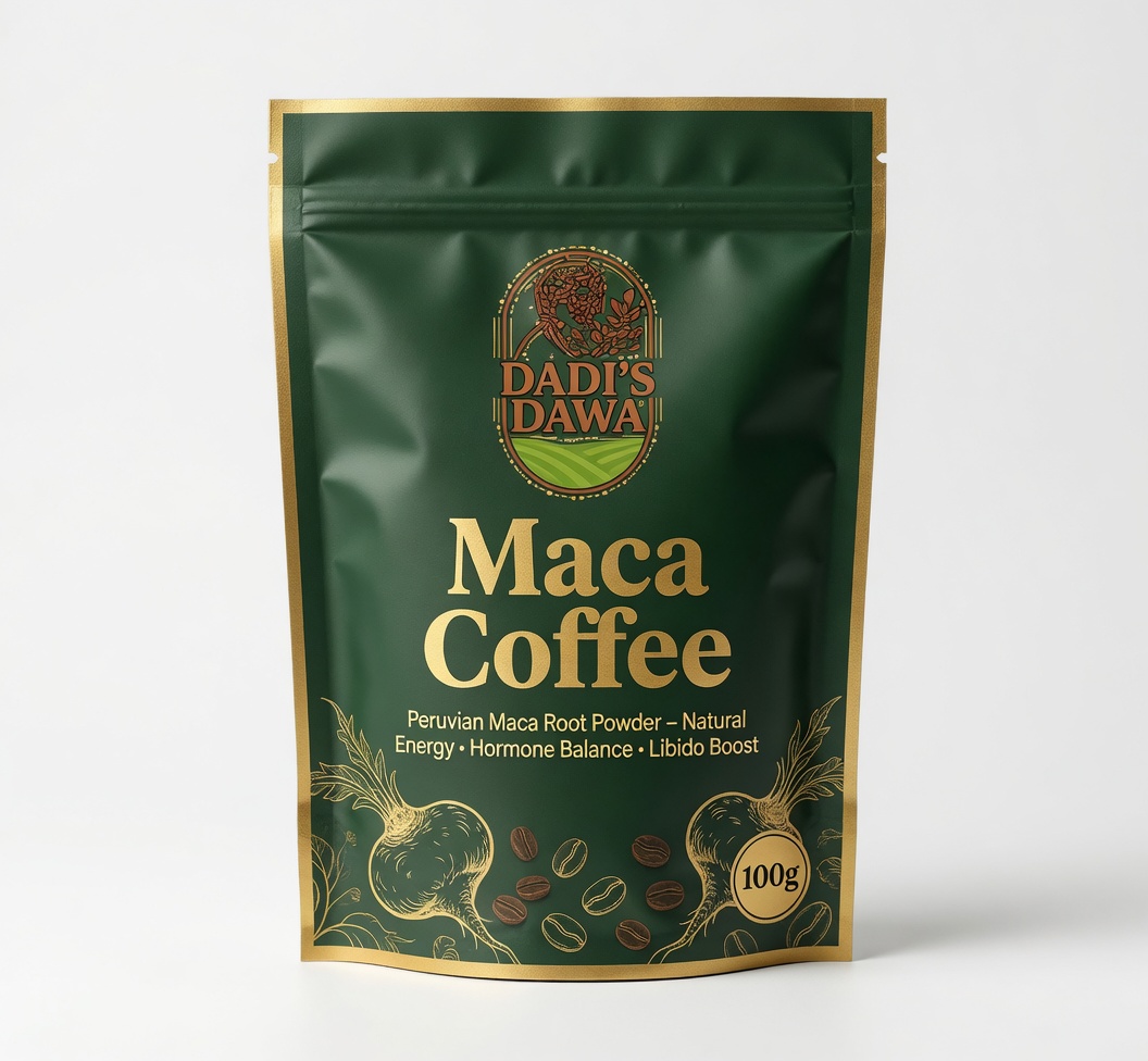 Maca Coffee | Premium Peruvian Maca Root Coffee – Natural Energy, Hormone Balance & Vitality Booster