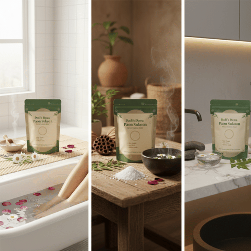 Dadi’s Dawa Paon Sukoon – Herbal Footbath Powder for Soft Feet | Anti-Fungal, Anti-Odor, Cracked Heels Repair | Natural Foot Spa at Home