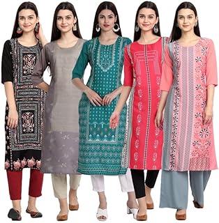 Women's Printed Kurti Set