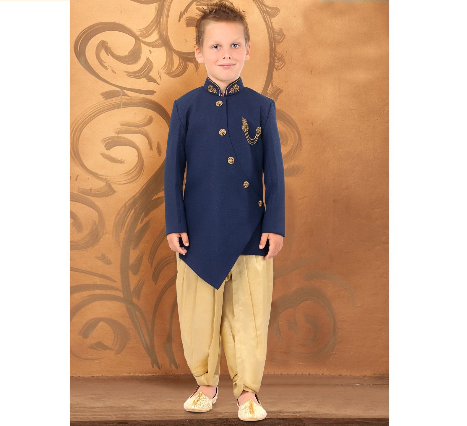 Kids Traditional Sherwani Set