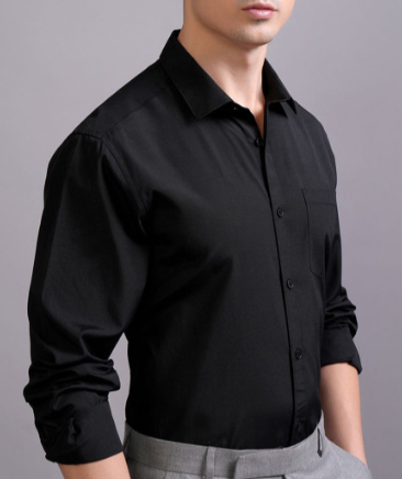 Men's Black Formal Shirt