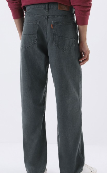 Wide-Leg Denim Jeans