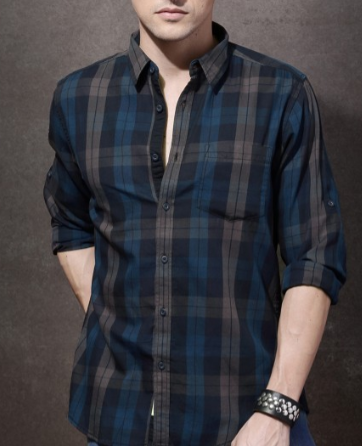 Men’s Casual Checked Shirt