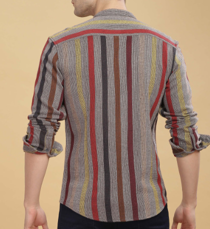 Men’s striped casual shirt