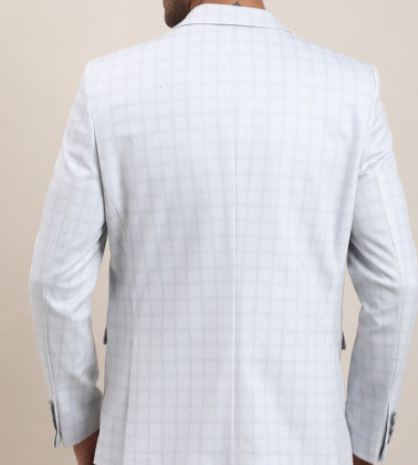 Men's Light Checkered Blazer