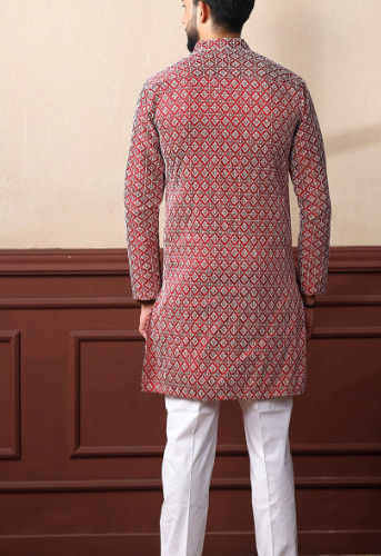 Men's Printed Kurta