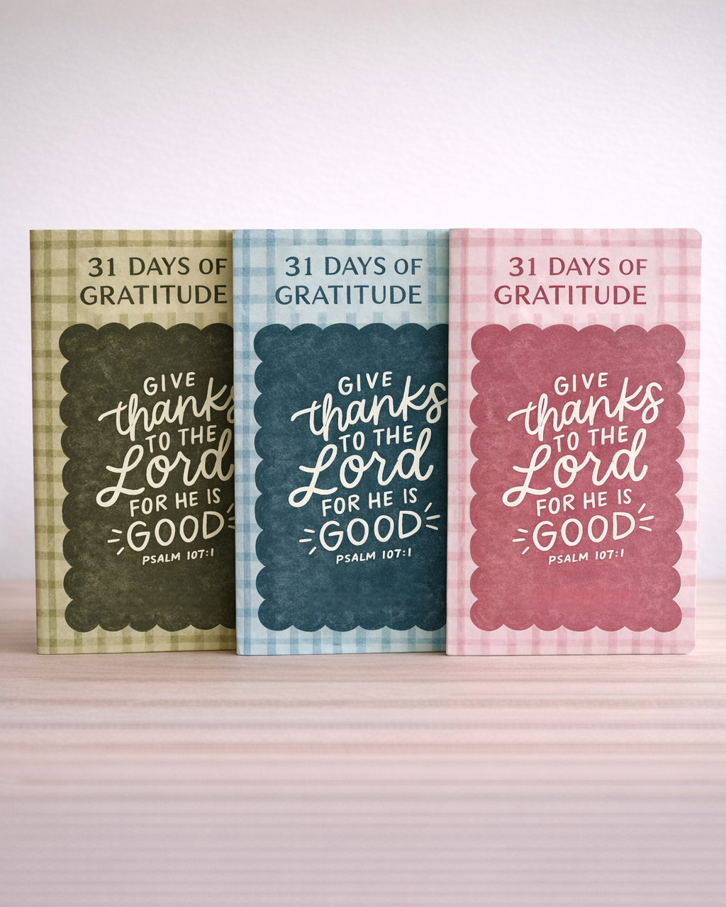 31 Days of Gratitude – 60 Page Journal Combo (Set of 3)