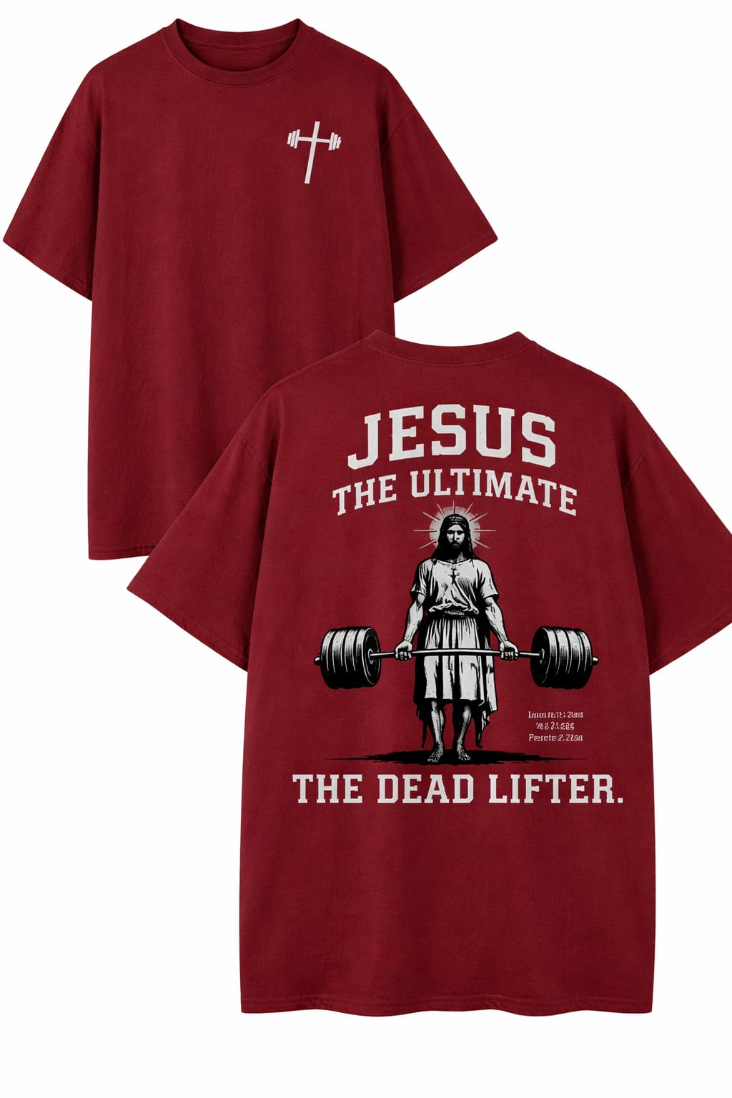 Jesus Deadlifter Graphic T-Shirt