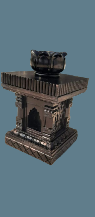 Handcrafted Wooden Temple Stand