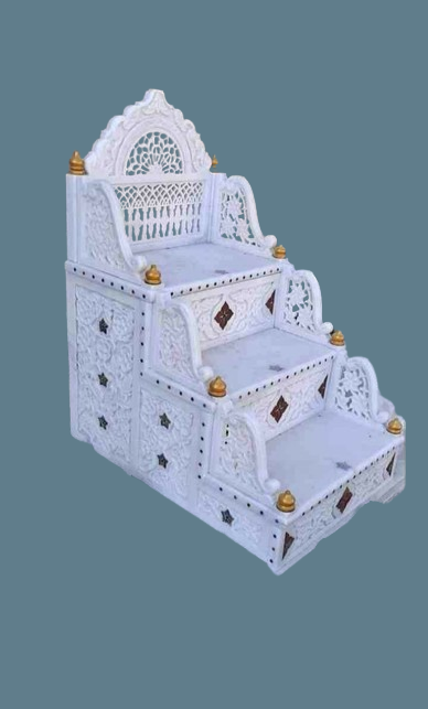Handcrafted Marble Masjid Mimber