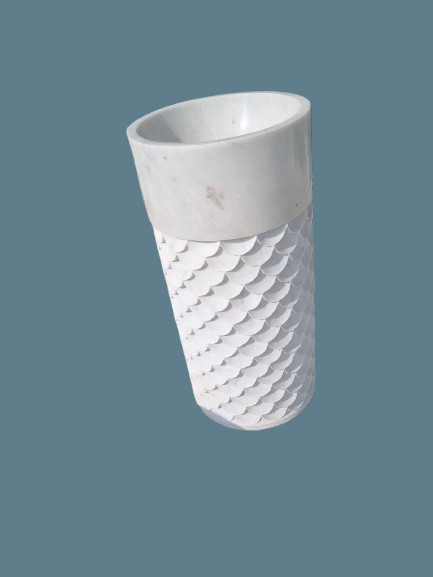 White Marble Vase