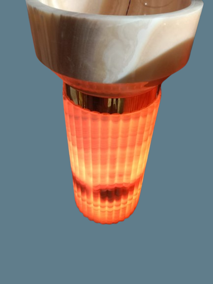 Modern Marble Wash Basin with lighting 