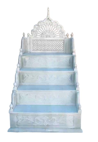 Handcrafted Marble Masjid mimber