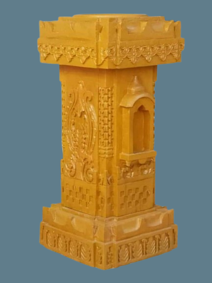 Decorative Sandstone Tulsi Pot