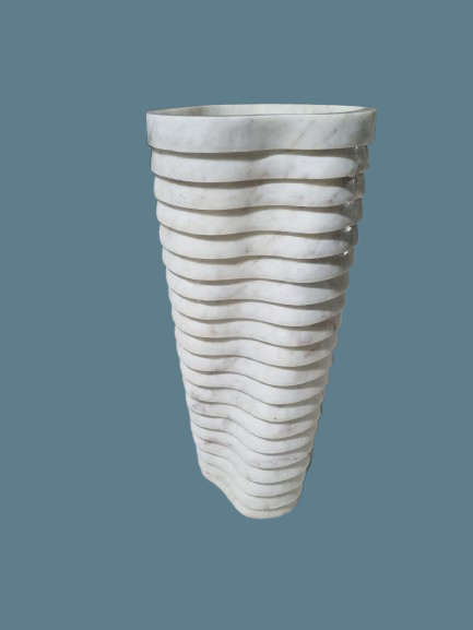 White Marble Vase