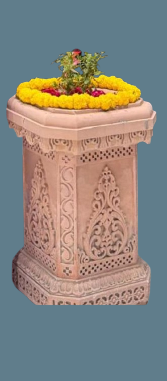 Handcrafted Stone Tulsi Stand