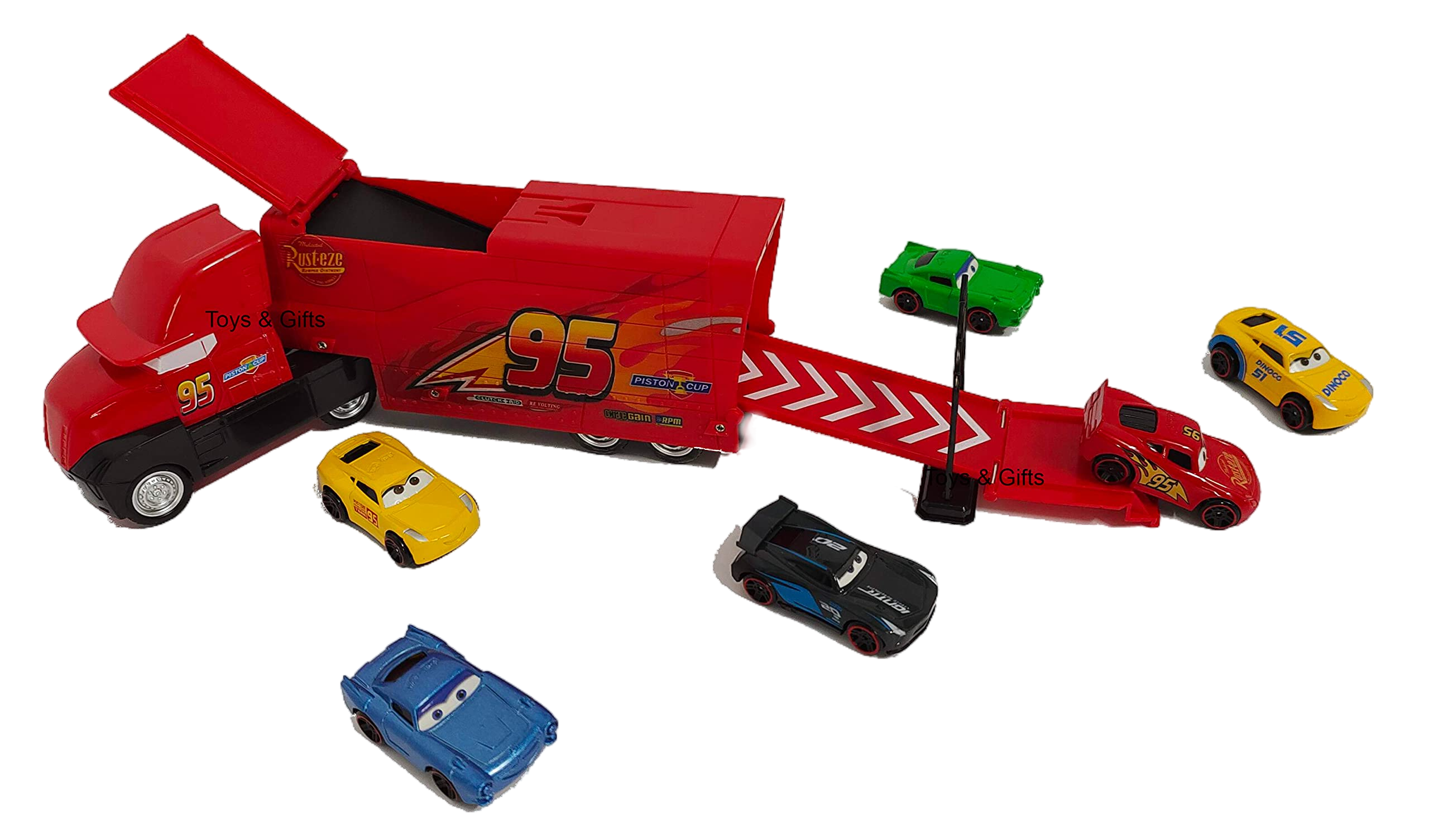 Disney Cars McQueen Truck Playset