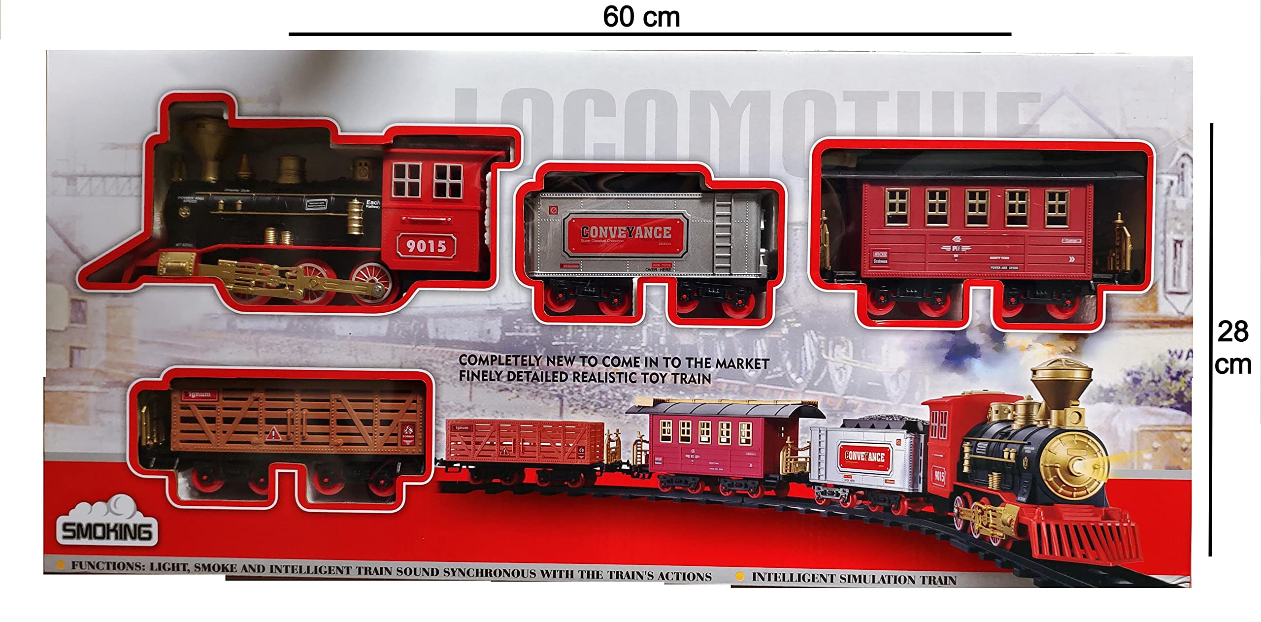 Classic Locomotive Toy Train Set
